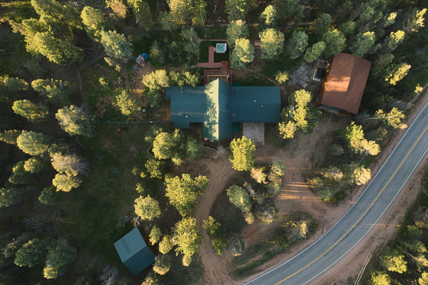 Top View of Cabin, Summer
